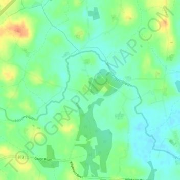 Ringsend topographic map, elevation, terrain