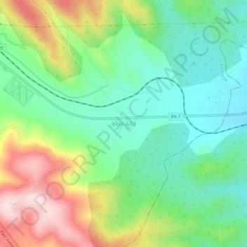 Beni Add topographic map, elevation, terrain
