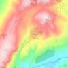 Casais Monizes topographic map, elevation, terrain
