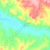 Saatli topographic map, elevation, terrain