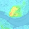 Harty topographic map, elevation, terrain