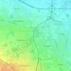 Spagnuolo topographic map, elevation, terrain