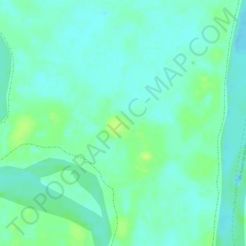 Playon El Paraiso topographic map, elevation, terrain