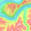 Phillipston topographic map, elevation, terrain