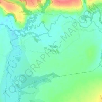 Макеевка topographic map, elevation, terrain