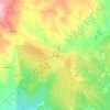 Kafranbel topographic map, elevation, terrain