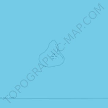 Sand Key Light topographic map, elevation, terrain