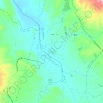 Crastu topographic map, elevation, terrain