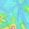 Cruces topographic map, elevation, terrain