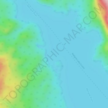 Table Top Rock topographic map, elevation, terrain