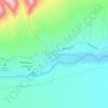 Blanco Encalada topographic map, elevation, terrain