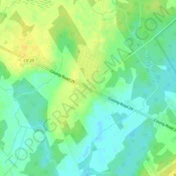 Tincap topographic map, elevation, terrain