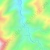 Quebrada del Oro topographic map, elevation, terrain