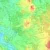 Frühling topographic map, elevation, terrain