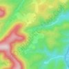 Les Quelles topographic map, elevation, terrain