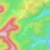 Quellen topographic map, elevation, terrain