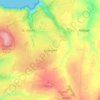 Goonbell topographic map, elevation, terrain