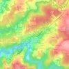 O Sibio topographic map, elevation, terrain