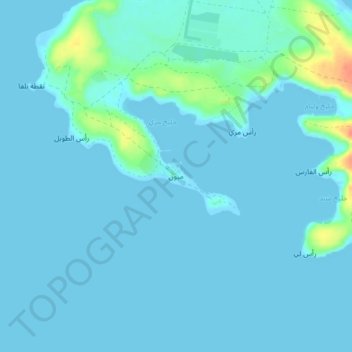 Mayyun topographic map, elevation, terrain