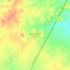 Badme topographic map, elevation, terrain