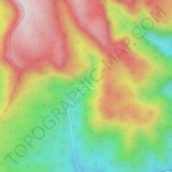 Samaenre topographic map, elevation, terrain