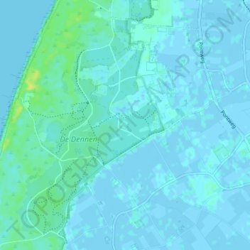 Westermient topographic map, elevation, terrain