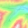 Cajón de Arenales topographic map, elevation, terrain