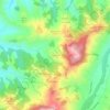 Vallezza topographic map, elevation, terrain