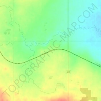 Chigwell topographic map, elevation, terrain