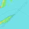 Split Island topographic map, elevation, terrain