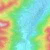 Point topographic map, elevation, terrain