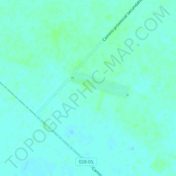 Román Báez topographic map, elevation, terrain