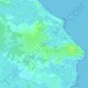 Moulin de Fief Melin topographic map, elevation, terrain