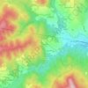 Cortia topographic map, elevation, terrain