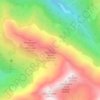 Hirschegg - Punta del Cervo topographic map, elevation, terrain