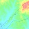 两口塘 topographic map, elevation, terrain