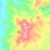 Cerro Argolla topographic map, elevation, terrain