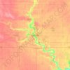 Fort Dodge topographic map, elevation, terrain