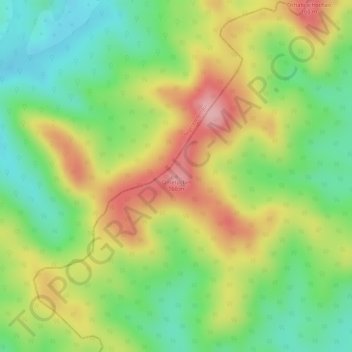 Ometochel topographic map, elevation, terrain