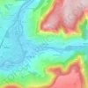 La Pomarède topographic map, elevation, terrain