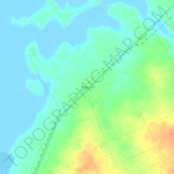 Piquiri topographic map, elevation, terrain