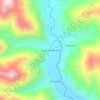 Virgen del Carmen topographic map, elevation, terrain