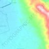 Gaung topographic map, elevation, terrain