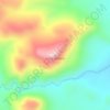 Cerro Bandera topographic map, elevation, terrain