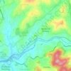 Ponte topographic map, elevation, terrain