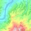 Bassano topographic map, elevation, terrain