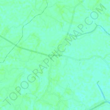 Astaranga topographic map, elevation, terrain