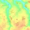 Denham Green topographic map, elevation, terrain