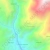 Choccacancha topographic map, elevation, terrain