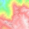 Pore topographic map, elevation, terrain